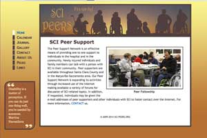 example of support group website