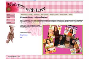 example of a recipe website