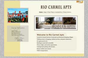 example of apartment website